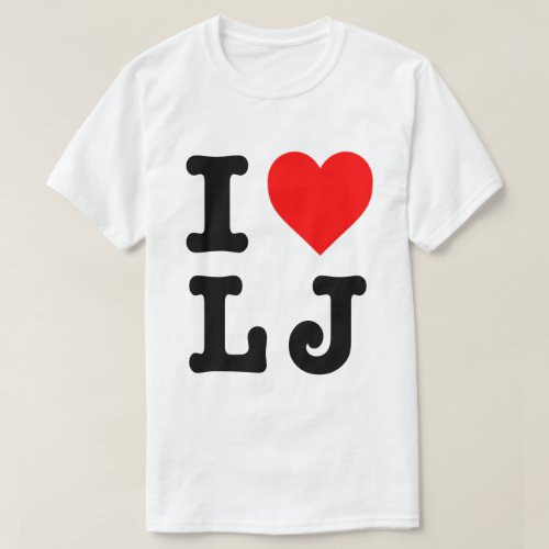 I LOVE LJ T_Shirt