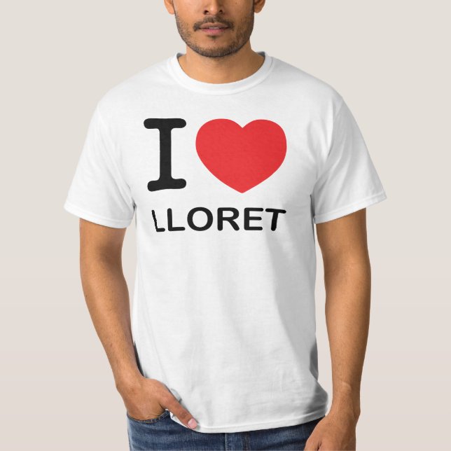 I Love Lloret - Basic T-Shirt (Front)