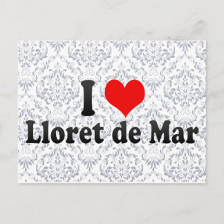 I Love Lloret de Mar, Spain Postcard