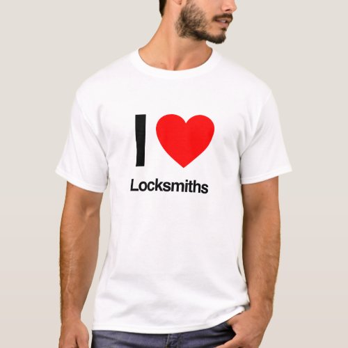 i love locksmithsai T_Shirt