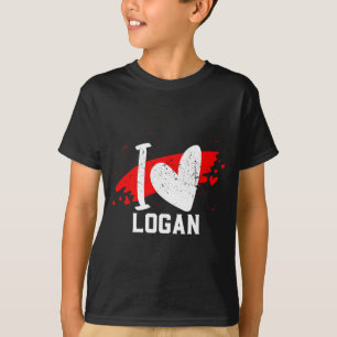 I Love Logan I Heart Logan  T-Shirt
