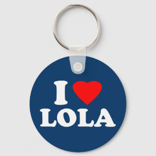 I Love Lola Keychain