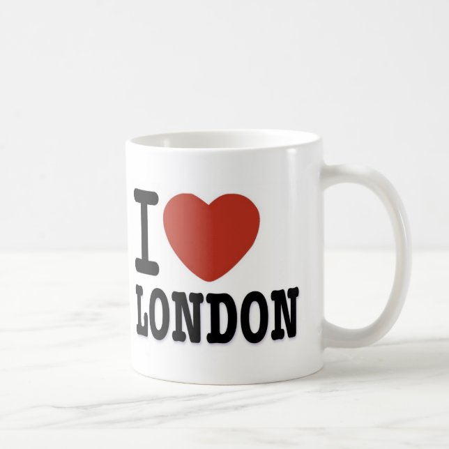 I LOVE LONDON COFFEE MUG (Right)