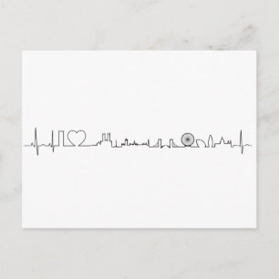 I love London (extraordinary ecg style) souvenir Postcard