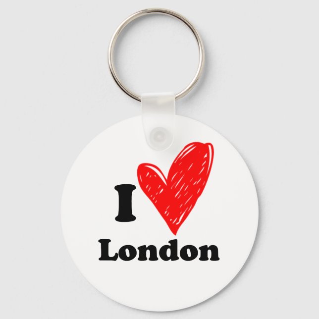 I love London Keychain (Front)