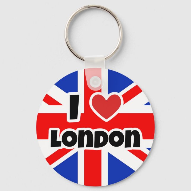 I love London Keychain (Front)