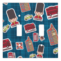 I Love London Light Switch Cover