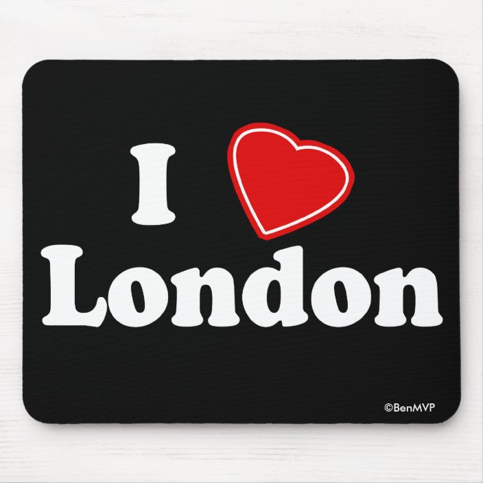 I Love London Mouse Pad