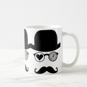 I LOVE LONDON MUSTACHE COFFEE MUG
