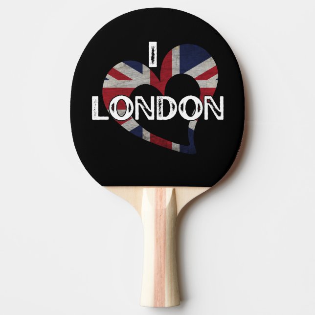 I LOVE LONDON PING PONG PADDLE (Front)