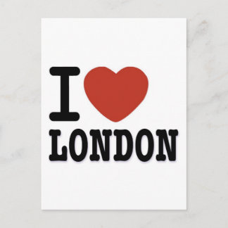 I LOVE LONDON POSTCARD
