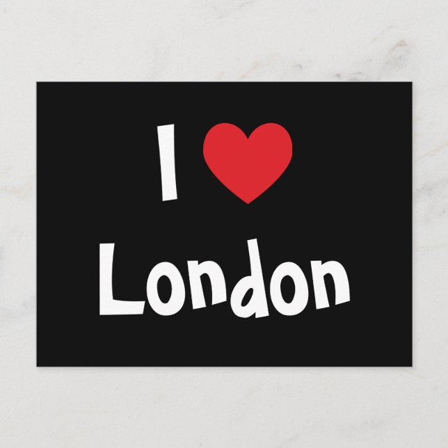 I Love London Postcard (Front)