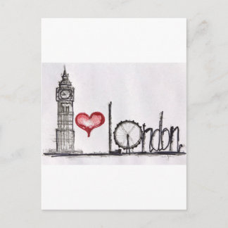 I love London Postcard