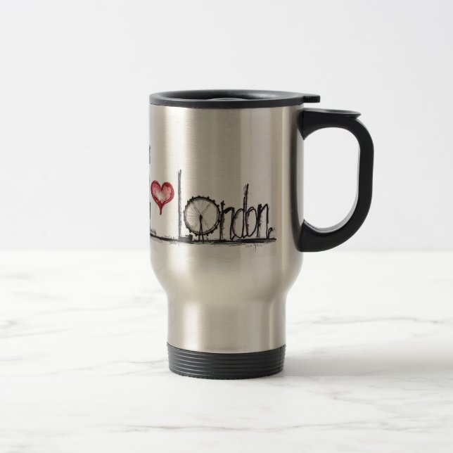 I love London Travel Mug (Right)