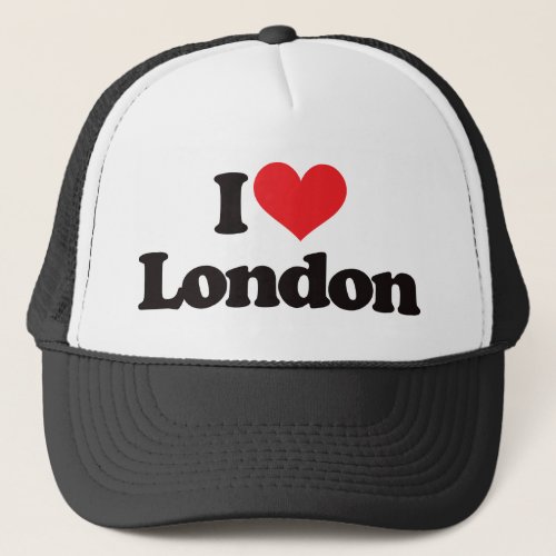I Love London Trucker Hat