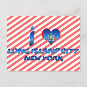 I love Long Island City, New York Postcard