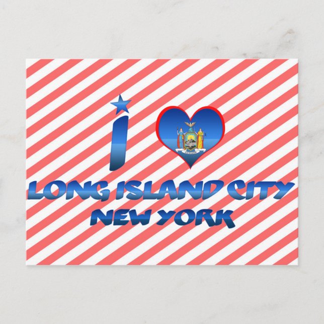 I love Long Island City, New York Postcard (Front)