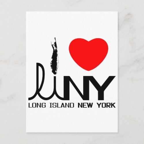I Love Long Island NY Postcard