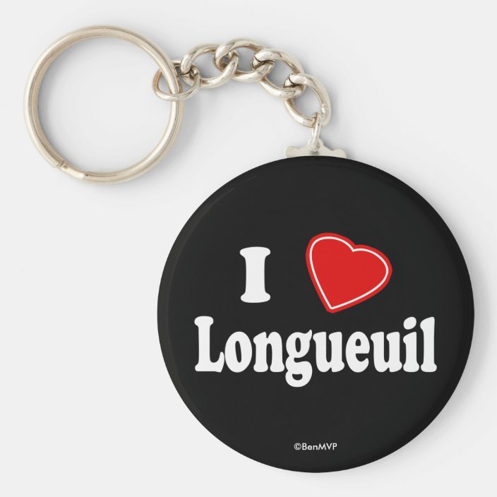 I Love Longueuil Keychain