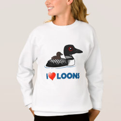 I Love Common Loons Girls' Hanes ComfortBlend® Sweatshirt
