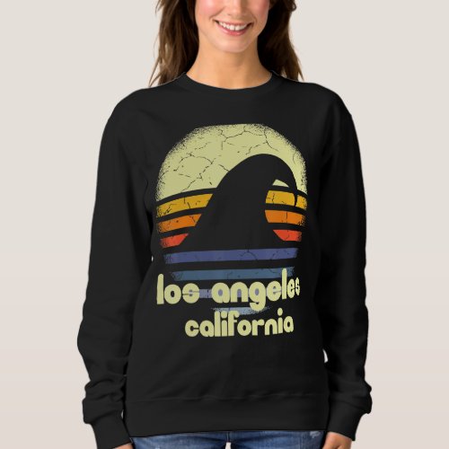 I Love Los Angeles Beach California Ocean Wave Ca Sweatshirt