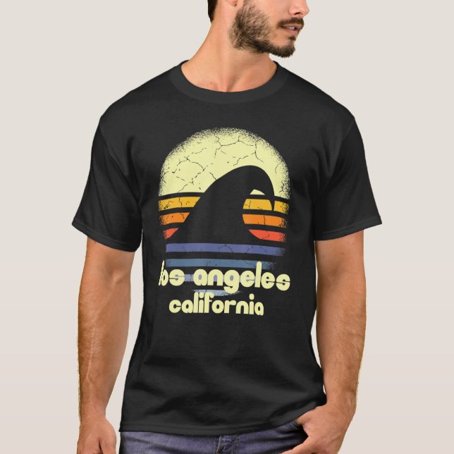 I Love Los Angeles Beach California Ocean Wave Ca T-Shirt (Front)