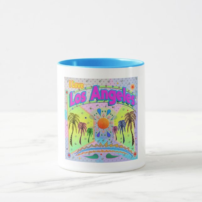 I LOVE Los Angeles Calm Desire Mug (Center)