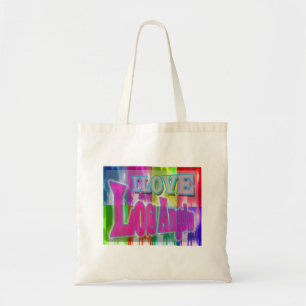 "I LOVE Los Angeles" Colorful Palms Bag
