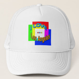 "I LOVE Los Angeles Coloring 1" Hat