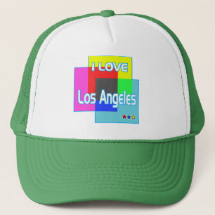 "I LOVE Los Angeles Coloring 2" Hat