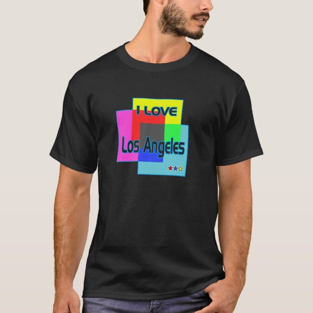 "I LOVE Los Angeles Coloring 2" Shirt (Front)