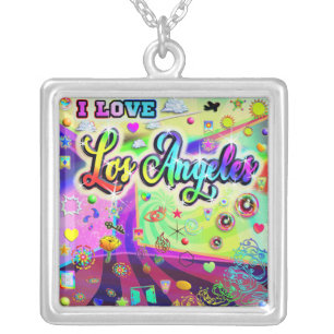 I LOVE Los Angeles Cool Energy Necklace