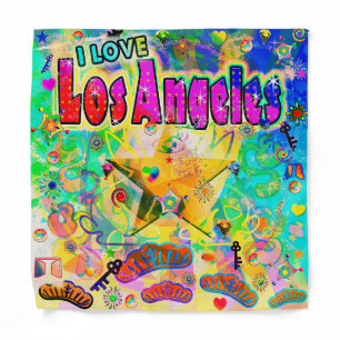 I LOVE Los Angeles Epoch Hour Bandana