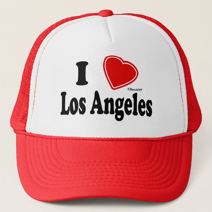 I Love Los Angeles Hat