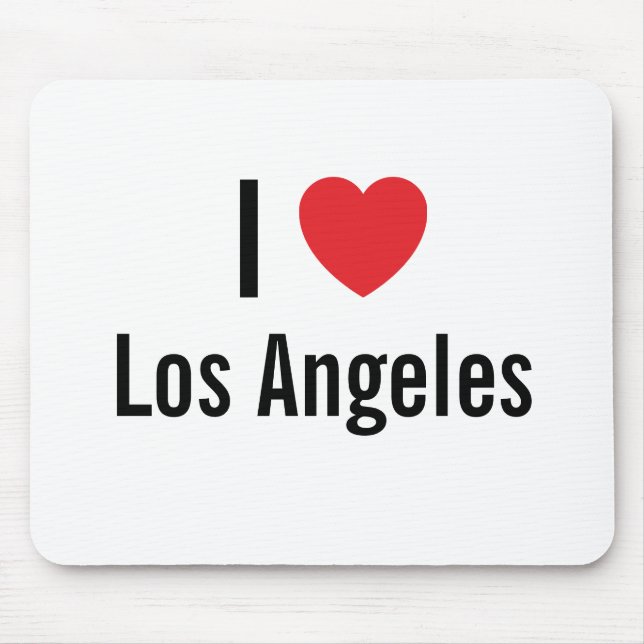 I love Los Angeles Mouse Pad (Front)