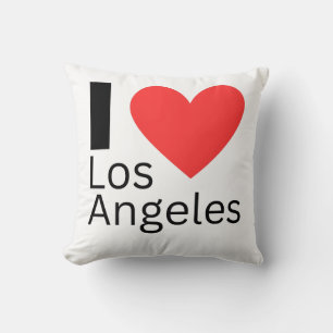 I Love Los Angeles Throw Pillow