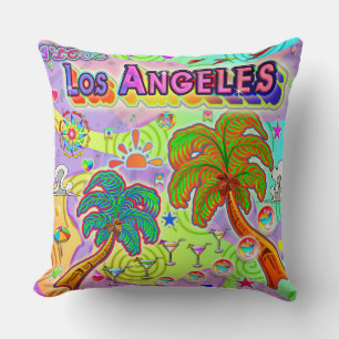 I LOVE Los Angeles Vacation Target Pillow