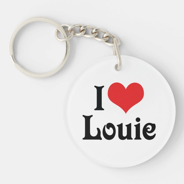 I Love Louie Keychain (Front)