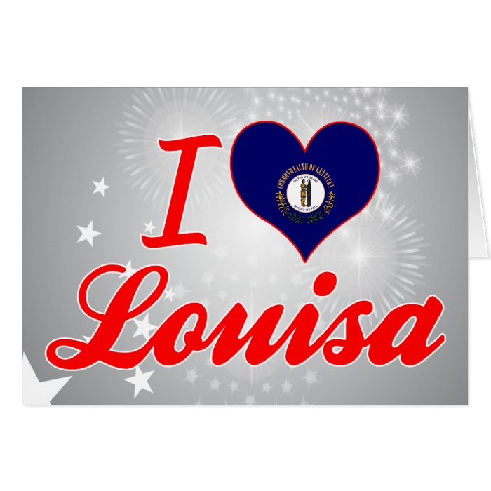 I Love Louisa, Kentucky Cards