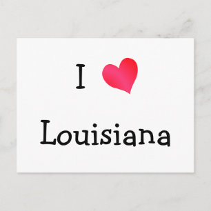 I Love Louisiana Postcard