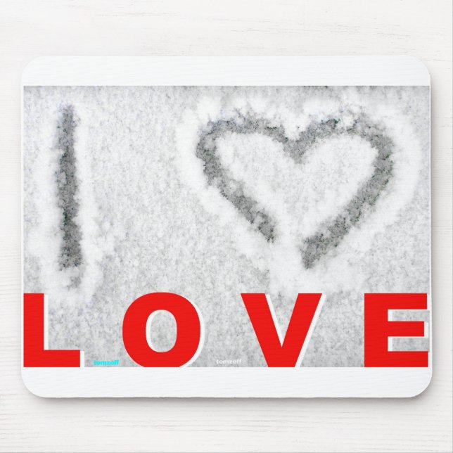 I love LOVE - Mousepad (Front)