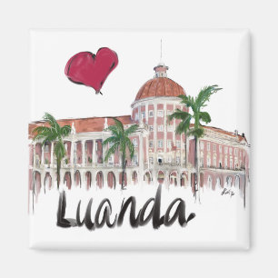 I love Luanda Magnet