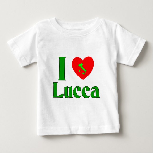 I Love Lucca Italy Baby T-Shirt (Front)
