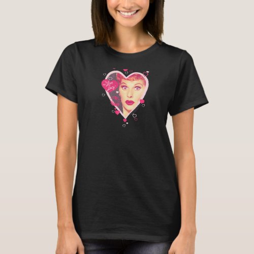 I Love Lucy Kissing Hearts T_Shirt