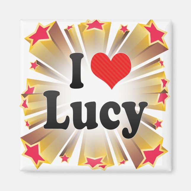 I Love Lucy Magnet (Front)
