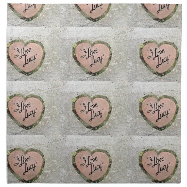 I Love Lucy Napkin (Front)