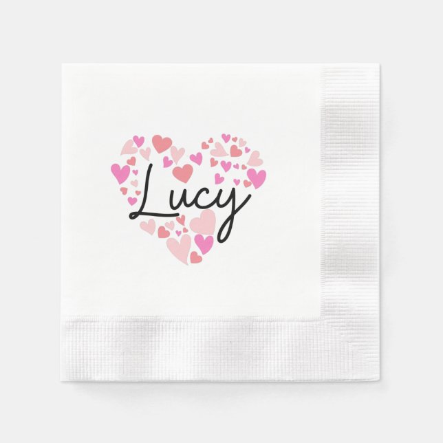 I love Lucy Napkins (Front)