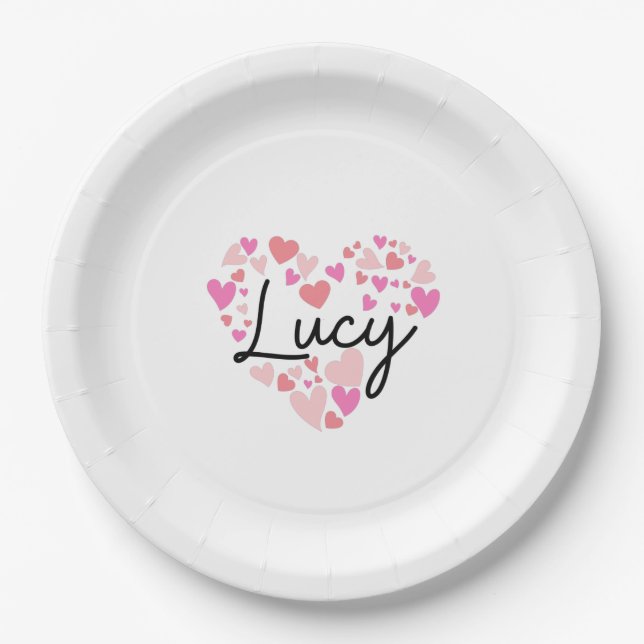 I love Lucy Paper Plates (Front)