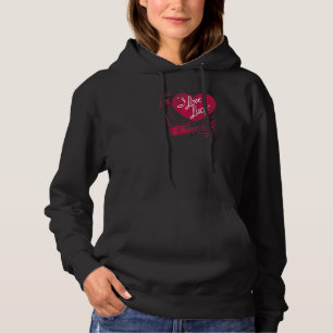 I Love Lucy Spray Paint Heart Hoodie