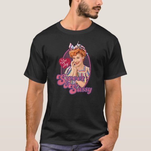 I Love Lucy Sweet And Sassy T_Shirt